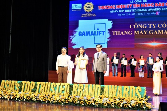 GamaLift được vinh danh là Top 10 “Thương hiệu Uy tín Hàng đầu Châu Á”